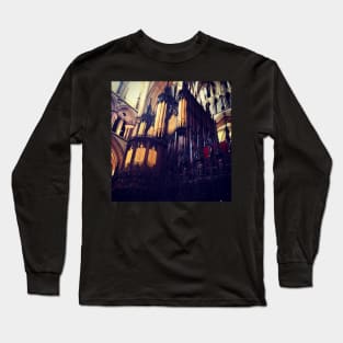 Organ pipes, Lincoln Cathedral Long Sleeve T-Shirt